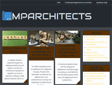 Tablet Screenshot of mparchitects.com.cy